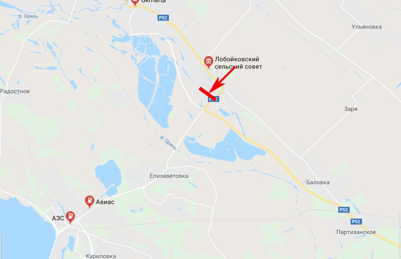 Білборд/Щит, Траси, с. Лобойківка, розв'язка в сторону м. Дніпро