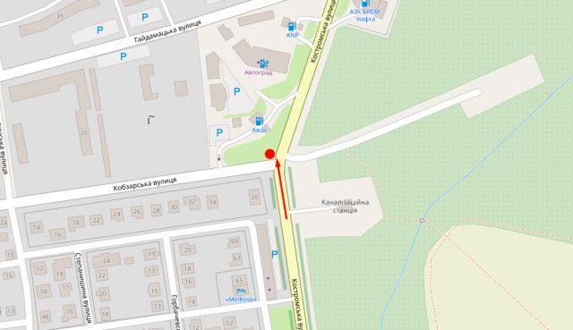 Ролер/Призматрон, Рівне, перех. вул. Костромська - Кобзарська