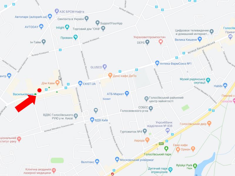 Беклайт, Київ, Васильківська вул., 32, ст.м. "Васильківська", до центру