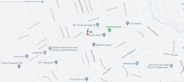 Білборд/Щит, Київ, Петропавлівська Борщагівка, клумба на перехр. з вул. Ярослава Мудрого/вул. Одеська/вул. Зелений Гай