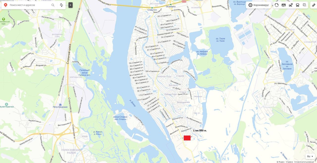 Білборд/Щит, Київ, Осокорки ул.Центральная,напротив стадиона Левый Берег   1 . 950 (А)