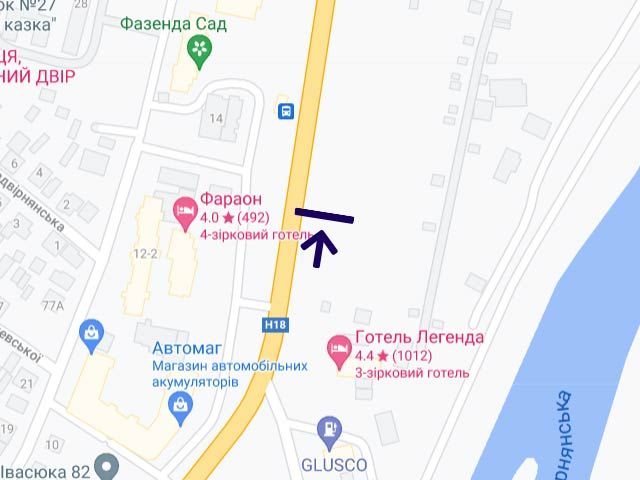 Билборд/Щит, Ивано-Франковск, Івасюка (готель Легенда)