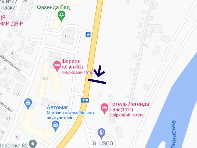 Билборд/Щит, Ивано-Франковск, Івасюка (готель Легенда)