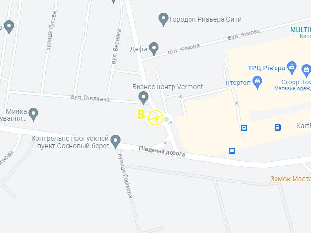 Билборд/Щит, Одесса, Ривьера ТРЦ на кругу В