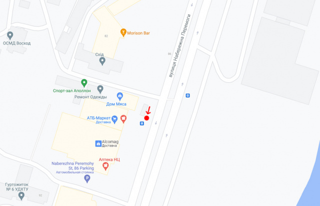 Реклама на остановках, Днепр, Вул.Набережна Перемоги, 86 Д, навпроти АТБ/ул. Набережная Победы, 86 Д, напротив АТБ