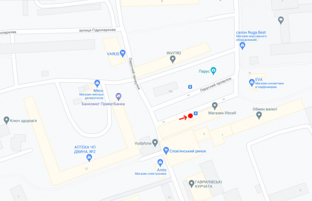 Реклама на остановках, Днепр, пров. Парусний, біля буд.7Б, ж/м Парус/пер. Парусный, возле д. 7 Б, ж/м Парус