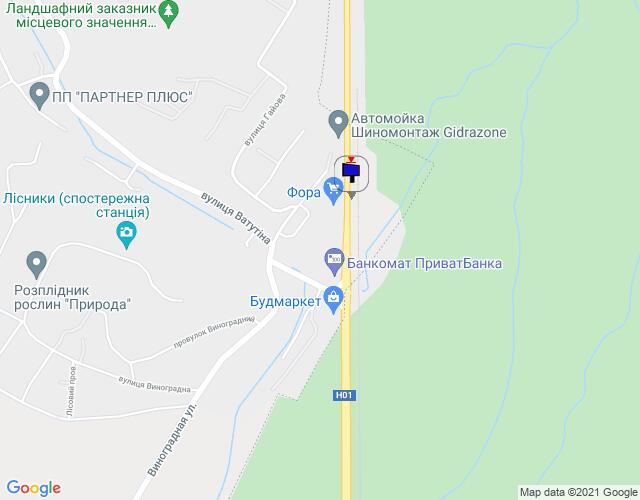 Билборд/Щит, Трассы, Дніпровське шосе, траса Н-01 "Київ-Знам'янка", км 20+550 ліво, навпроти магазину "Фора", за 250м до повороту на с. Лісники та магазину АТБ, верх