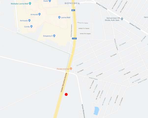 Роллер/Призматрон, Киев, Палладіна Академіка просп., (Лісова корчма, Епіцентр, ТЦ Lavina Mall,Ашан), 100 м від перетину з Плодова вул., в напрямку станції метро Академмістечко