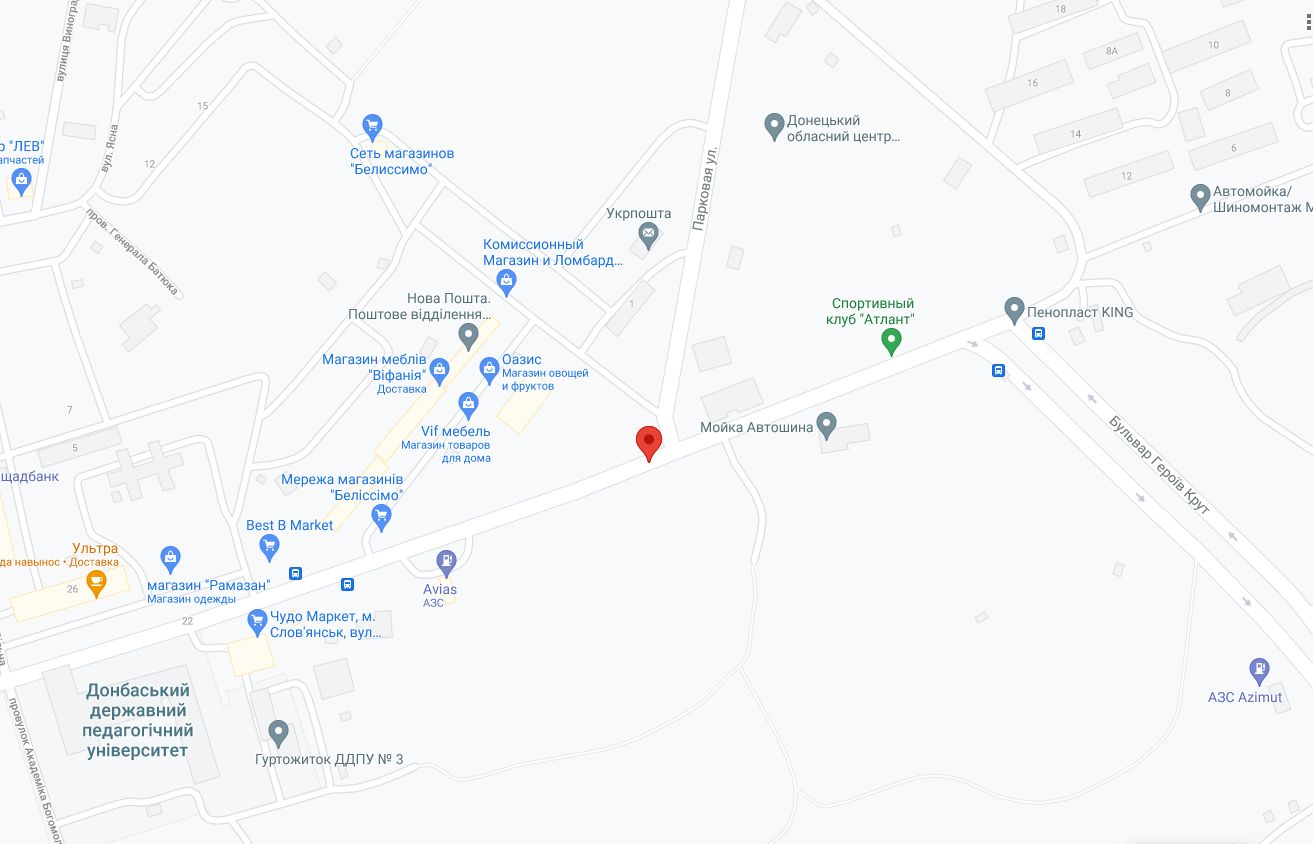 Билборд/Щит, Славянск, вул. Г. Батюка (навпроти Слов'янського районного відділення РАЦС)