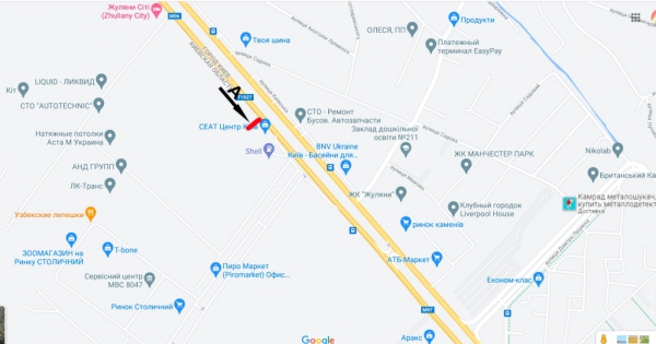 Роллер/Призматрон, Киев, Кільцева дорога, ав-н "SEAT" в напр. МЕТРО, поворот на ринок Столичний