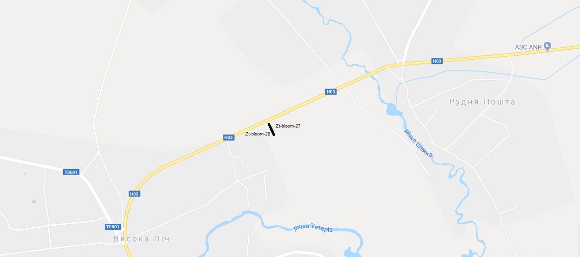 Білборд/Щит, Траси, траса Житомир-Чернівці Н-03 29+680(ліво)