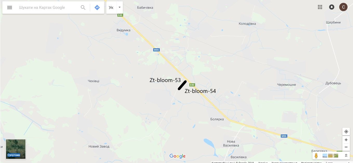 Білборд/Щит, Траси, траса Київ-ЧОП М-06 168+600 (ліво)