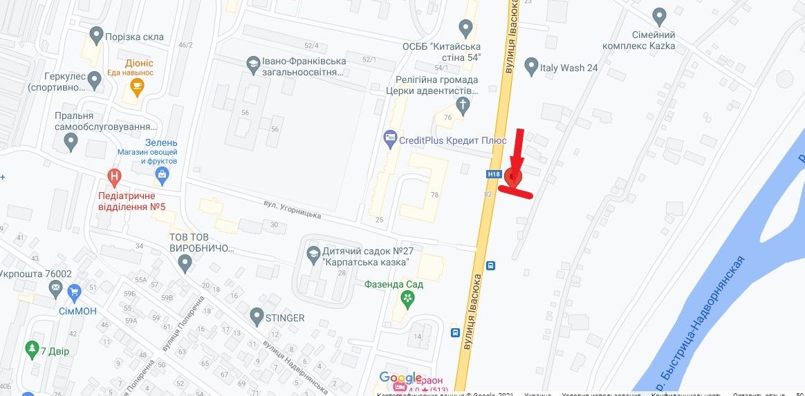 Билборд/Щит, Ивано-Франковск, вул. Івасюка, 23
