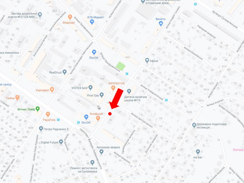 Білборд/Щит, Київ, Головка вул, 27 - пр. Лобановського, в бік пр. Лобановського