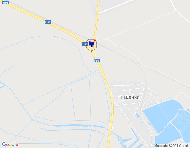 Билборд/Щит, Трассы, Дніпровське шосе, траса Н-01 "Київ-Знам'янка", км 39+050 право, на розвилці доріг Н-01 "Київ-Знам'янка" та Р-01 "Київ-Обухів", навпроти АЗС, правий