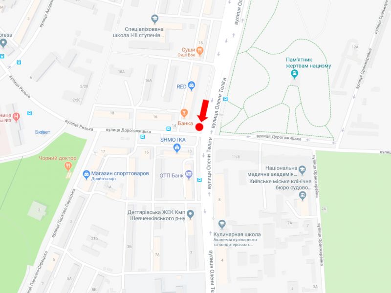 Led екран/Відеоборд, Київ, Теліги вул., 13/14 - вул. Дорогожицька, на світлофорі, в сторону ст. м. "Шулявська", (ролик 10 сек, 1 вихід/1,5 хвилини)