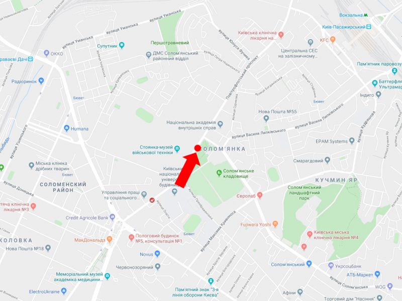 Led екран/Відеоборд, Київ, Проспект Повітряних Сил (колиш. Повитрофлотський пр.), 30, навпроти, в сторону пл. Солом'янської, (ролик 10 сек, 1 вихід/1,5 хвилини)