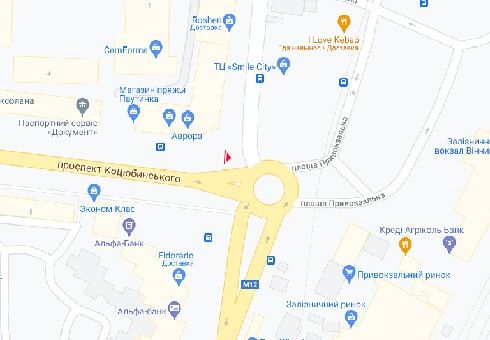 Led экран/Видеоборд, Винница, Коцюбинского вул. - Батозька вул. (З/Д вокзал), (розширення 480х336)