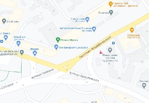 Led екран/Відеоборд, Вінниця, Коцюбинського вул. - Брацлавська вул. (Технікум), (розширення 480х336)