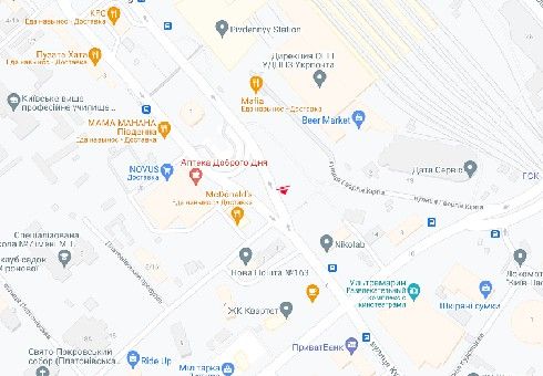 Led екран/Відеоборд, Київ, Ползунова вул., 2 (розширення 480х336)
