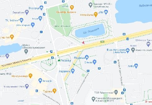 Led екран/Відеоборд, Київ, Бажана пр. (перед Григоренка пр.), (розширення 960х480)