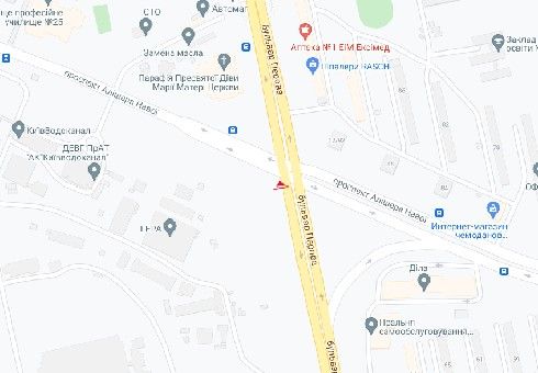 Led екран/Відеоборд, Київ, Перова б-р. - Алішера Навої пр., (розширення 720х360)