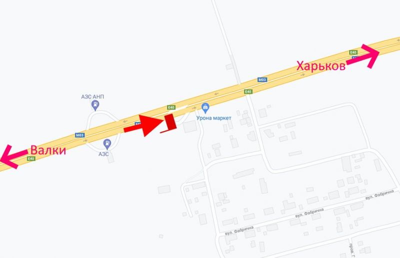 Білборд/Щит, Траси, Траса Київ-Харків-сел. Травневе-біля Крона маркету-прапорець №1-у бік Харкова