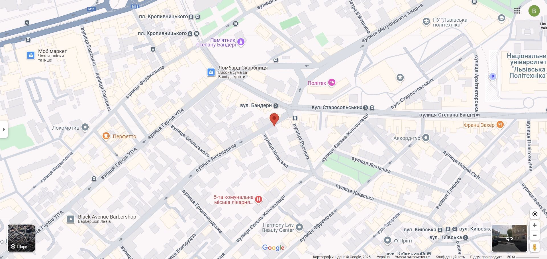 Реклама на зупинках, Львів, Вул. Антоновича, 7 (зупинка «Ринок Привокзальний»)