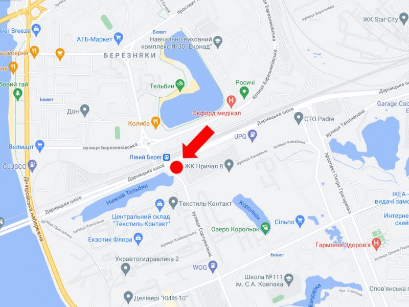 Билборд/Щит, Киев, Дарницьке шосе - вул. Сортувальна, в сторону Дарницького мосту