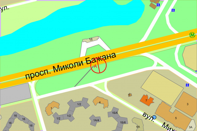 Led екран/Відеоборд, Київ, Бажана Миколи проспект / Гришка Михайла