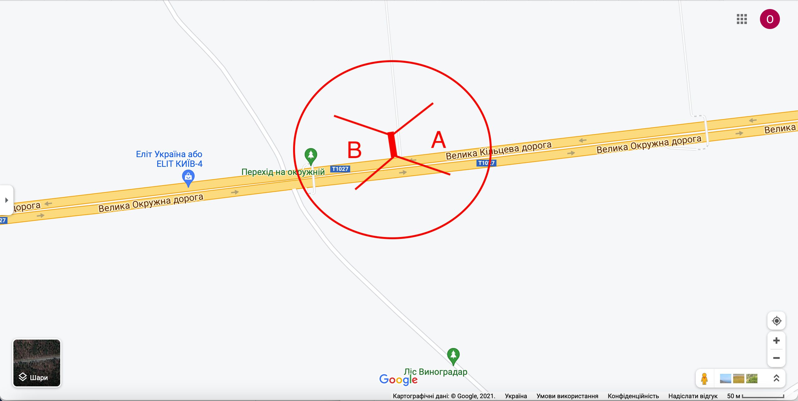 Білборд/Щит, Київ, Велика Кільцева дорога (03-1116-01) в напрямку Вишгорода, перед Газопроводною