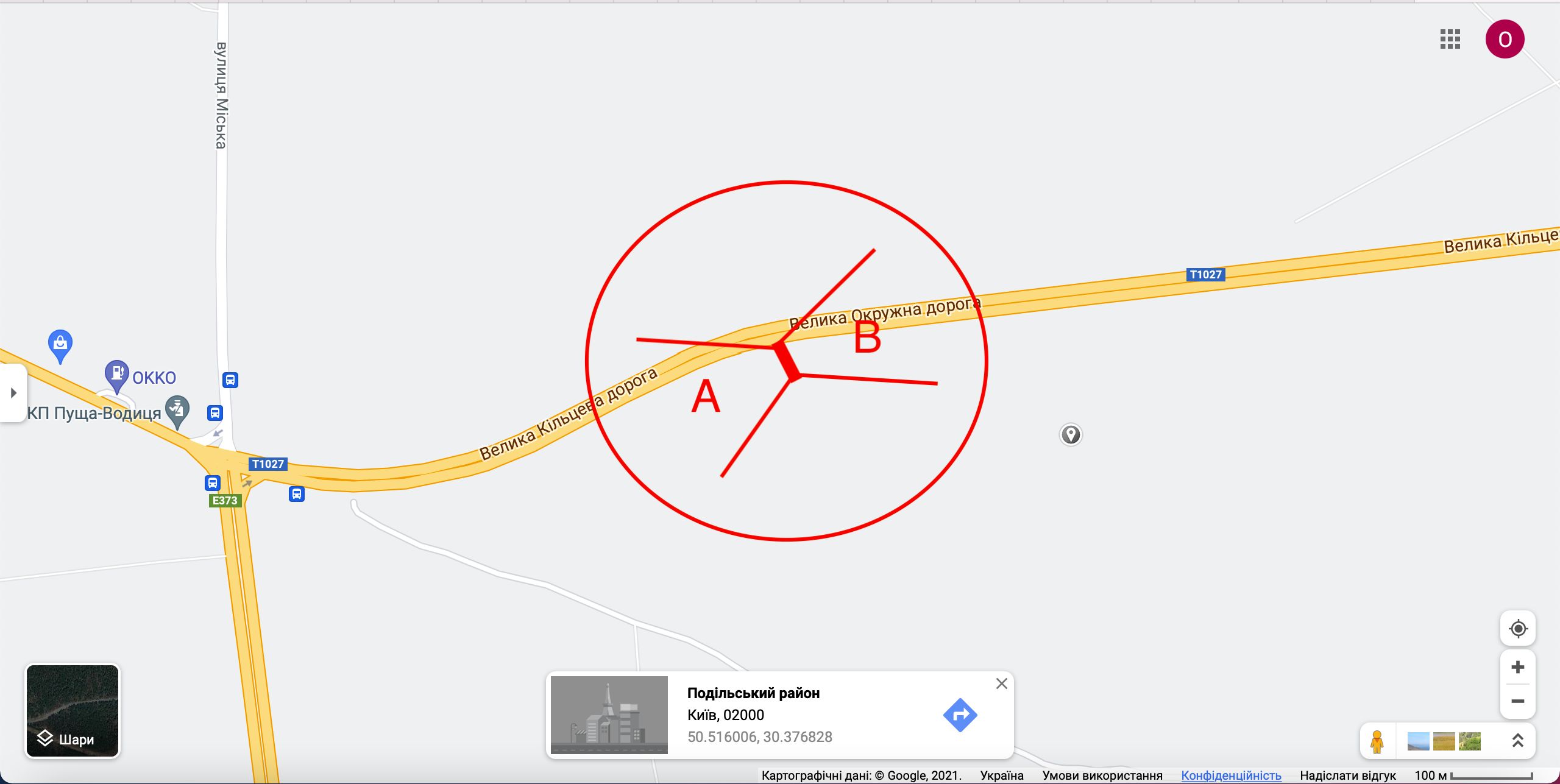 Билборд/Щит, Киев, Велика Кільцева дорога (04-0615-01) в напрямку Вишгорода, перед ЕльГаучо