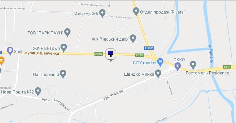 Билборд/Щит, Гостомель, траса Київ- Ковель, біля ЖК "Чешський двір"