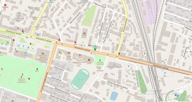 Ситилайт, Ивано-Франковск, Незалежності перед Космос №2 центр