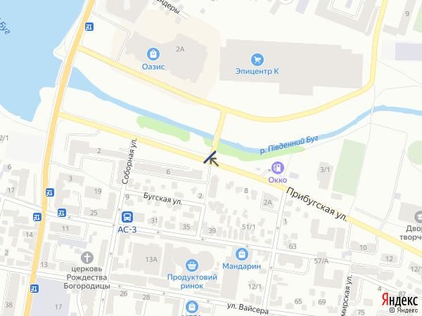 Билборд/Щит, Хмельницкий, вул. Прибузька Епіцентр/Оазис