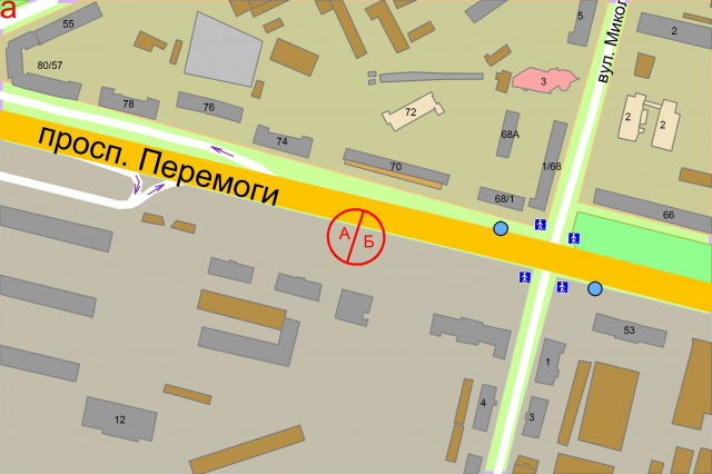 Led екран/Відеоборд, Київ, Берестейський (Перемоги) пр-кт, 55 (500 м. за м.Берестейська, рух до центру Києва)
