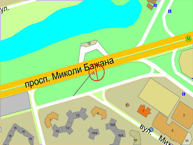 Led екран/Відеоборд, Київ, Бажана Миколи проспект / Гришка Михайла