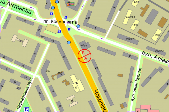 Led екран/Відеоборд, Київ, Чоколівський бульвар, поміж буд. 20, 22