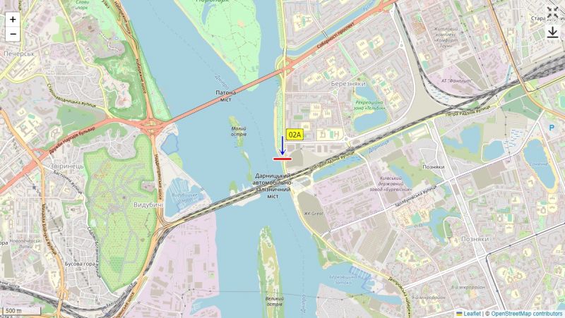 Led екран/Відеоборд, Київ, Дніпровська наб., навпроти "Епіцентру", до ТРЦ "River Mall"