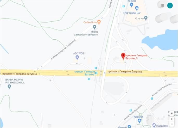 Реклама на фасадах/Брандмауэр, Киев, Шухевича Романа просп. (Ватутіна просп., 9)