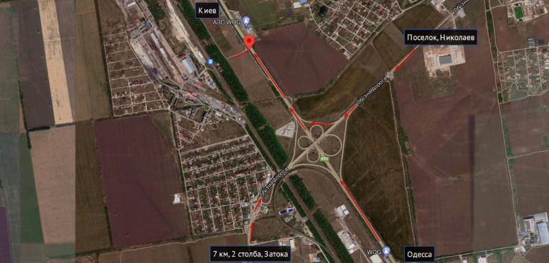Білборд/Щит, Траси, Київська траса транспорт прямує в Київ, АЗК ОККО