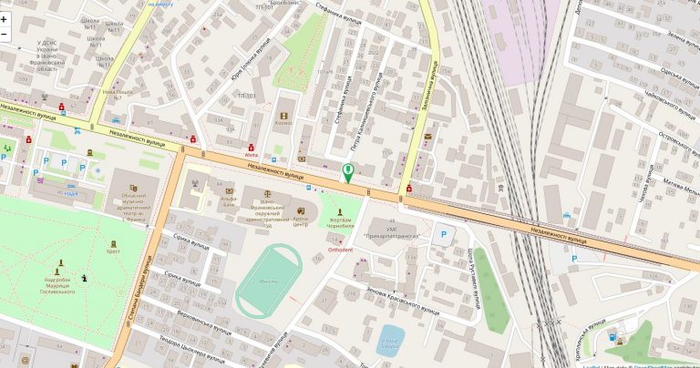 Сітілайт, Івано-Франківськ, Незалежності перед Космос №1 центр