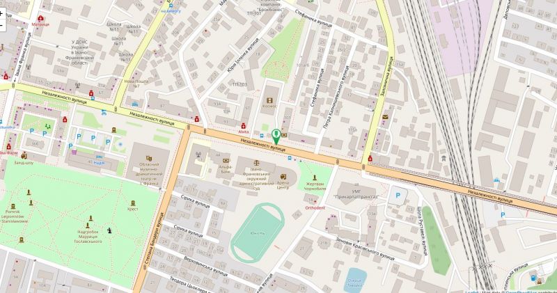Ситилайт, Ивано-Франковск, Незалежності перед Космос №3 центр
