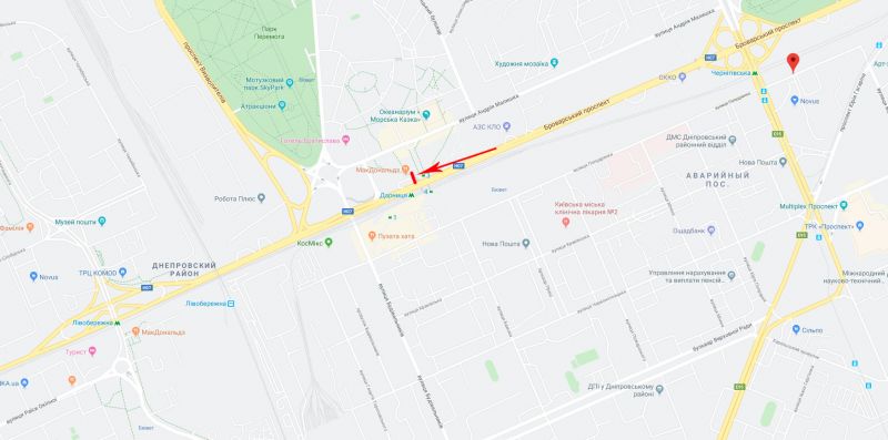 Led экран/Видеоборд, Киев, Броварський пр-т 33, біля McDonald’s, ст. м.Дарниця