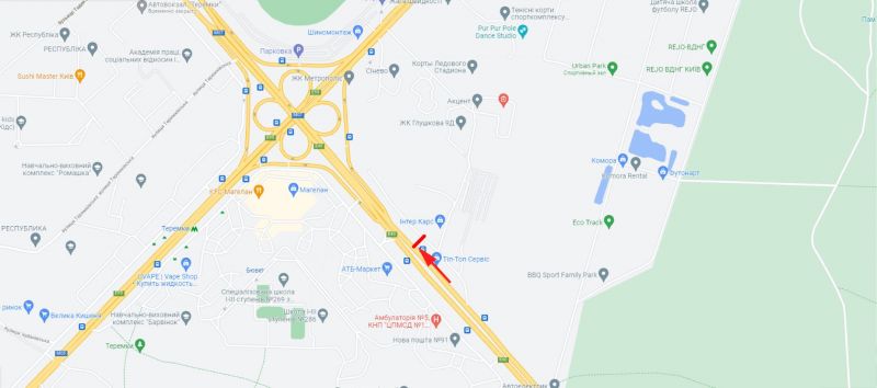 Led екран/Відеоборд, Київ, Заболотного академіка вул. 3 , навпроти ТЦ "Магелан"