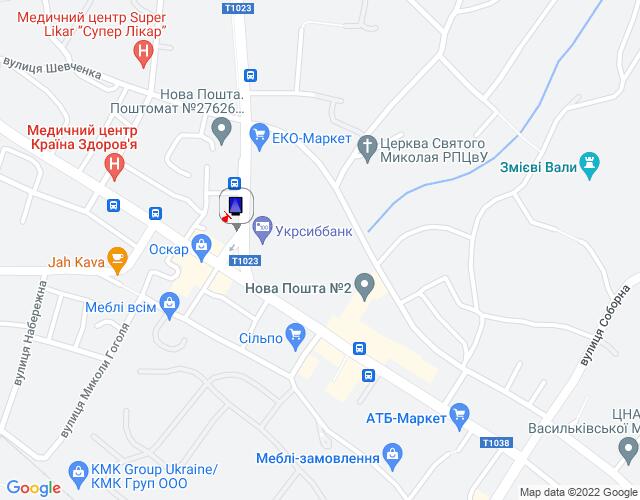 Ситилайт, Васильков, м. Васильків, вул. Декабристів, 1, за 70м до автобусної зупинки, за 170м до перехрестя з вул. Шевченка та магазину "Еко-Маркет", через 55м після перехрестя з вул. Грушевського