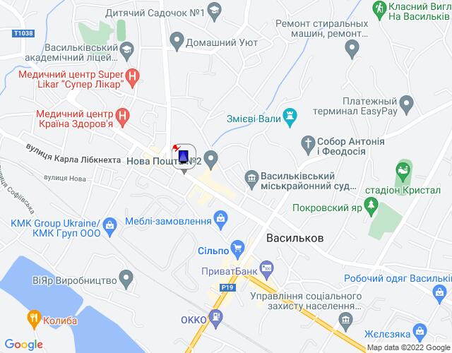 Ситилайт, Васильков, м. Васильків, вул. Грушевського, 21, біля магазину "Сільпо" та "COMFY", через 50м після повороту на вул. Гоголя, через 100м після повороту на вул. Декабристів, за 125м до відділення ПУМБ та автобусної зупинки