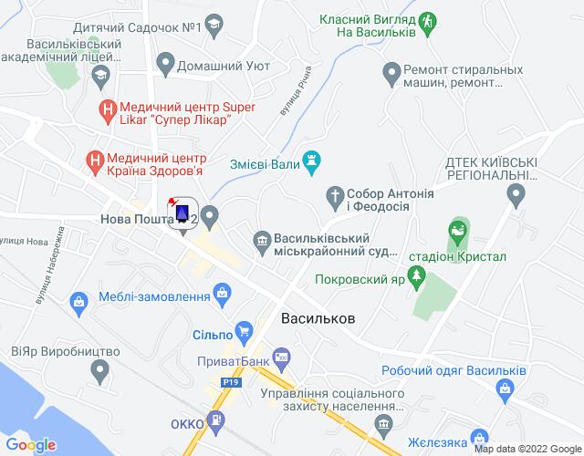 Ситилайт, Васильков, м. Васильків, вул. Грушевського, 10, біля аптеки, навпроти магазину "Сільпо" та "COMFY", через 70м після повороту на вул. Гоголя, через 120м після повороту на вул. Декабристів, за 105м до відділення ПУМБ та автобусної зупинки