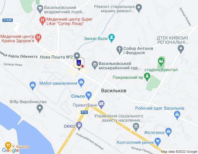 Ситилайт, Васильков, м. Васильків, вул. Грушевського, 6, біля відділення ПУМБ, навпроти автобусної зупинки, за 50м до Васильківського Міськрайонного центру зайнятості, за 100м до магазину "Сільпо" та "COMFY", за 200м до повороту на вул. Гоголя, за 250м до повороту на вул. Дек