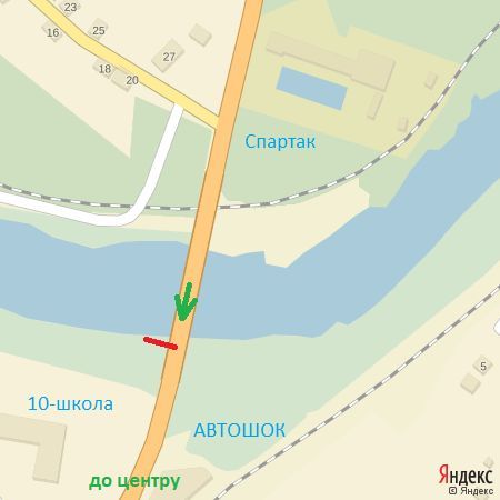 Билборд/Щит, Ужгород, вул.Анкудінова(транспортний міст), напрям-Станційна